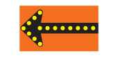 Flashing Arrow Board sign
