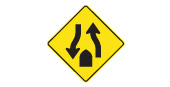 Divided Highway Ends sign