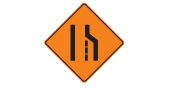 Lane Closed sign