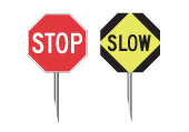 Reduce Speed sign