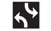Two-Way Left Turn Lane sign