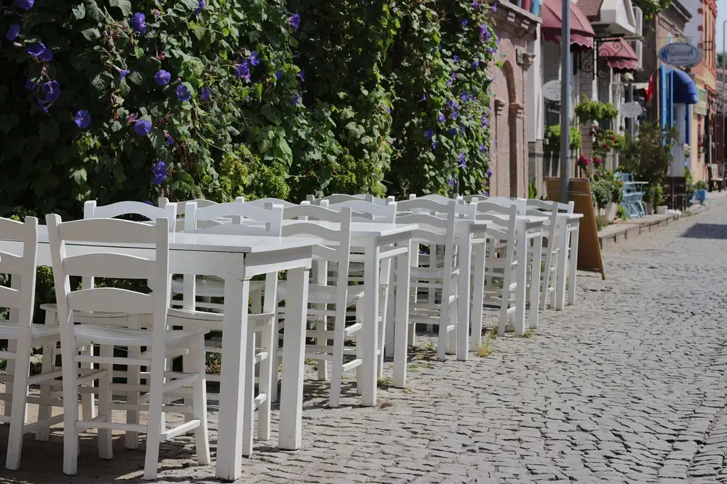 restaurant, chair, cobblestone, restaurant, restaurant, restaurant, restaurant, restaurant