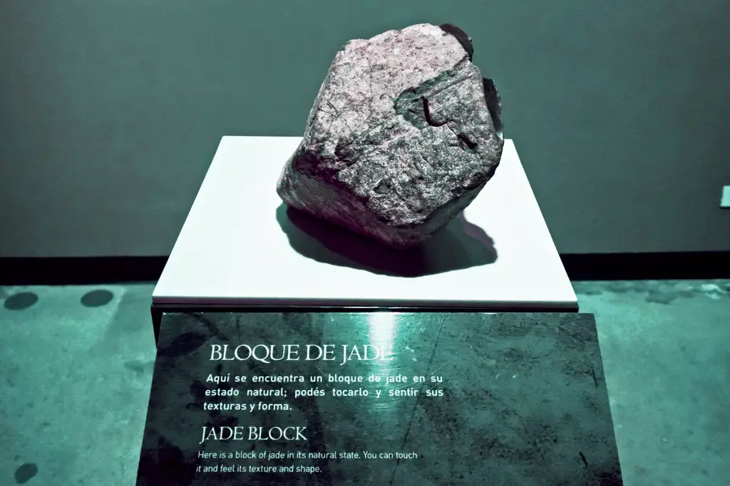 Bloque de Jade natural Museo del Jade INS CRI 01 2020 4251