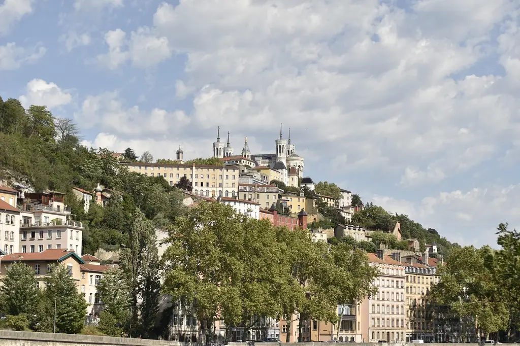 lyon, france, architecture, monument, basilica, sky, nature, vieux lyon, notre-dame, fourviere, romanesque, byzantine