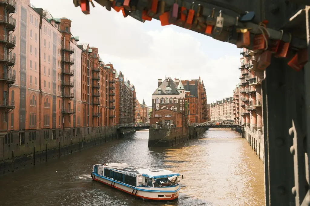 Explore the iconic warehouse district, Speicherstadt, in Hamburg, Germany, a UNESCO World Heritage Site.