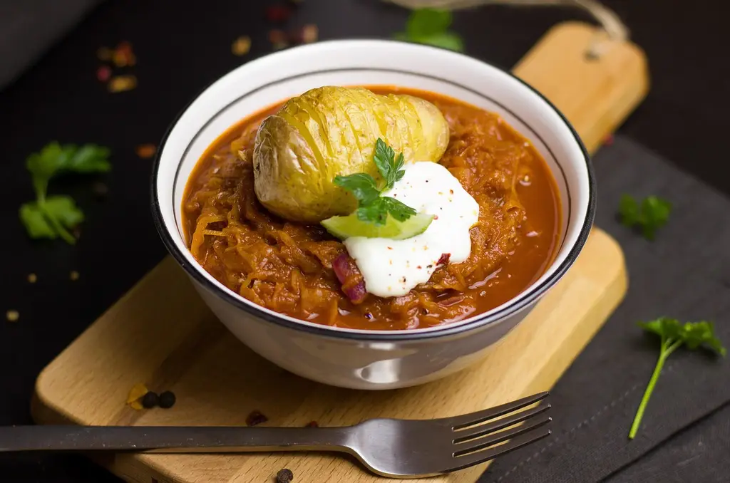 stew, herb, sauerkraut, hungary, hungarian, potatoes, sauce, paprika, tomatoes, tomato sauce, vegetarian, main course, main dish, yummy, healthy, vitamins, meal, cook, food, vegetables, stew, stew, stew, stew, stew, sauerkraut, hungary