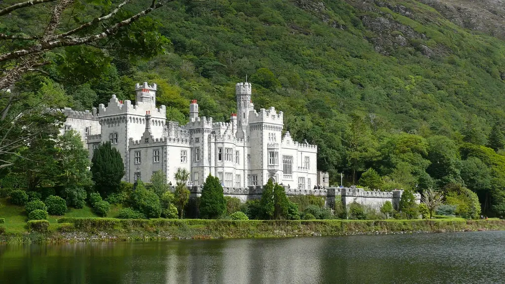 kylemore, abbey, ireland, castle, building, monastery, connemara, national park, lake, nature, europe, architecture, vacations, tourism, kylemore abbey, galway, neo-gothic, connemara marble, benedictine, benedictine abbey, boarding school