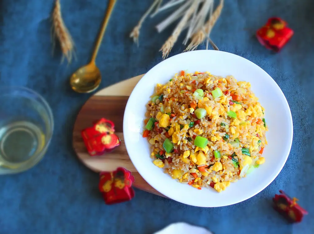 pineapple fried rice, cuisine, dish, food, plate