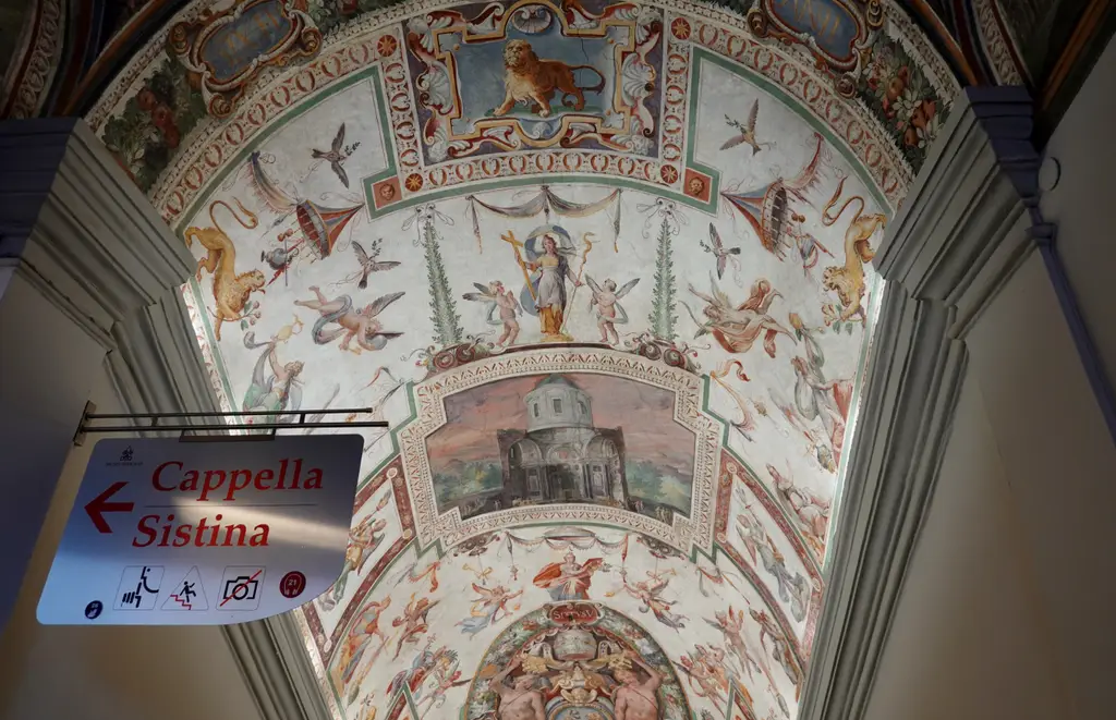 Entrance to the Sistine Chapel, Vatican Museums