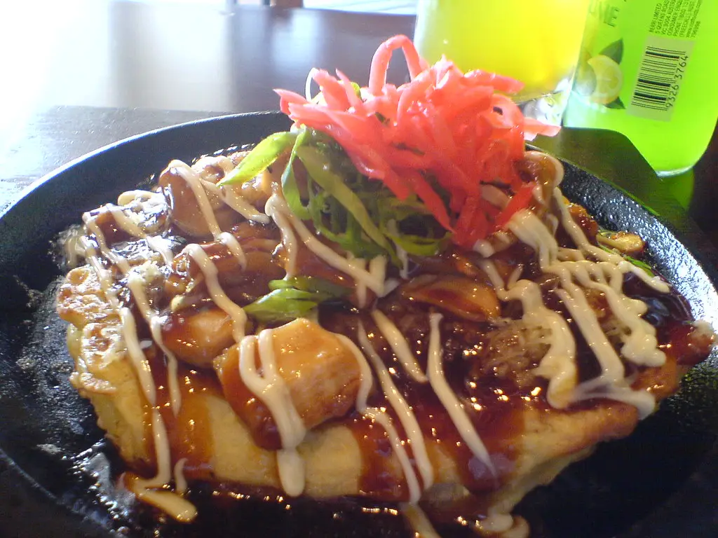 Chicken Cheese Okonomiyaki $8.00