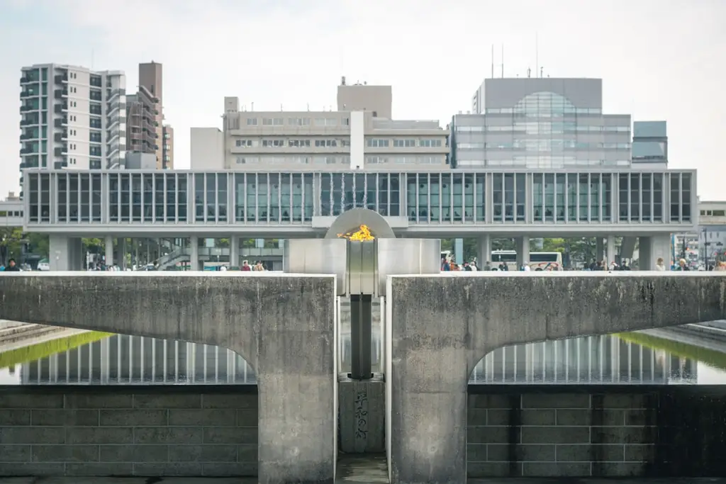 Hiroshima peace memorial park and architecture