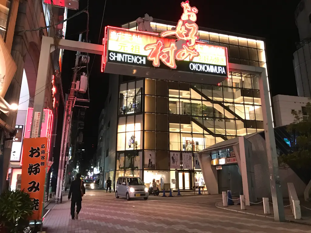 Signboard of Okonomimura Building