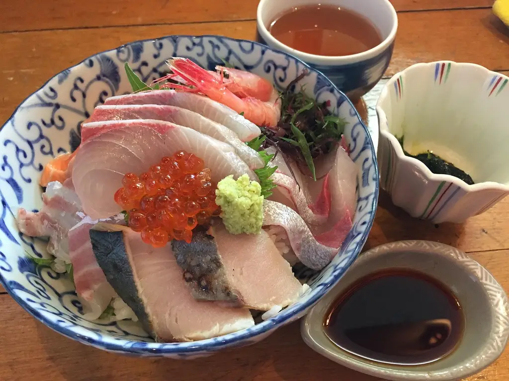 seafood, bowl of rice topped with sashimi, japanese food, seafood, seafood, seafood, japanese food, japanese food, japanese food, japanese food, japanese food