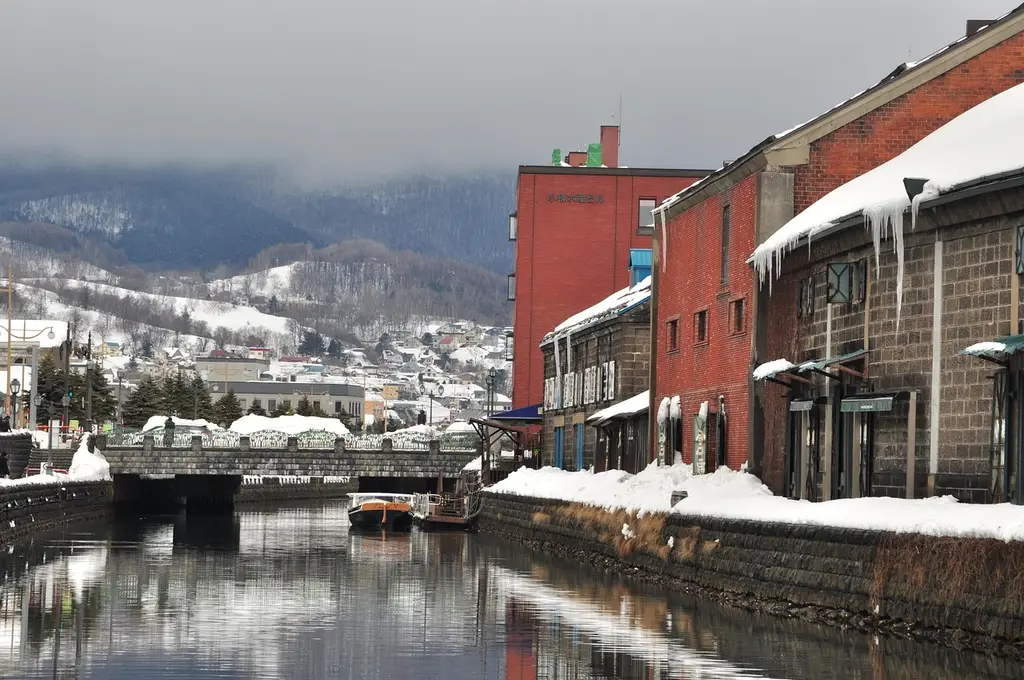 otaru, canel, japan, cold, hokkaido, snow, nature, japanese, sapporo, outdoor, ice