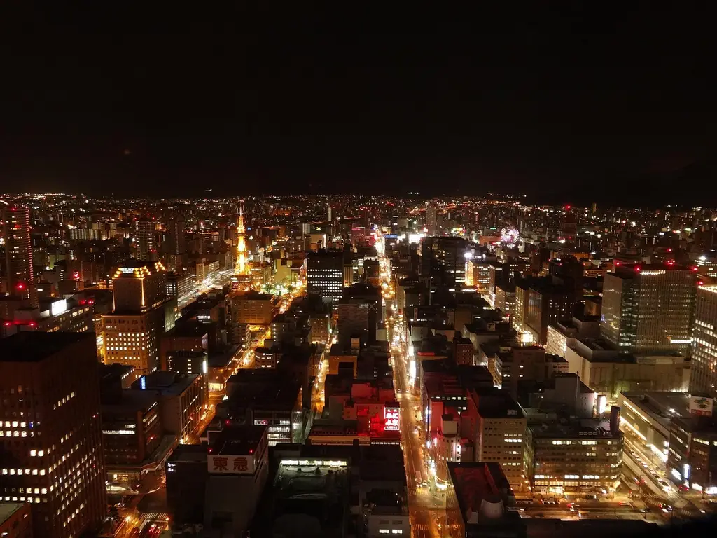 night view, night, japan, sapporo, building, tower, sapporo, sapporo, sapporo, sapporo, sapporo