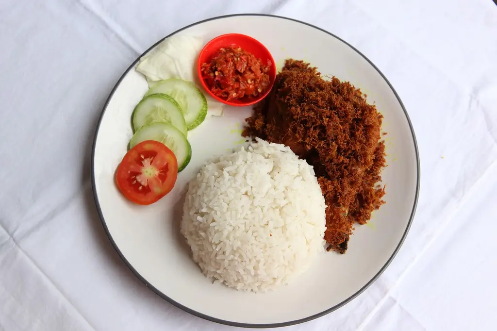 nasi, ayam, penyet, rice, food, indian, cuisine, nasi, nasi, nasi, nasi, rice, rice, rice, rice, rice