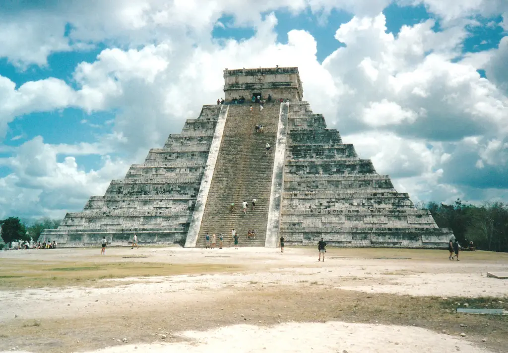 El Castillo Pyramid, Chichen Itza 1969