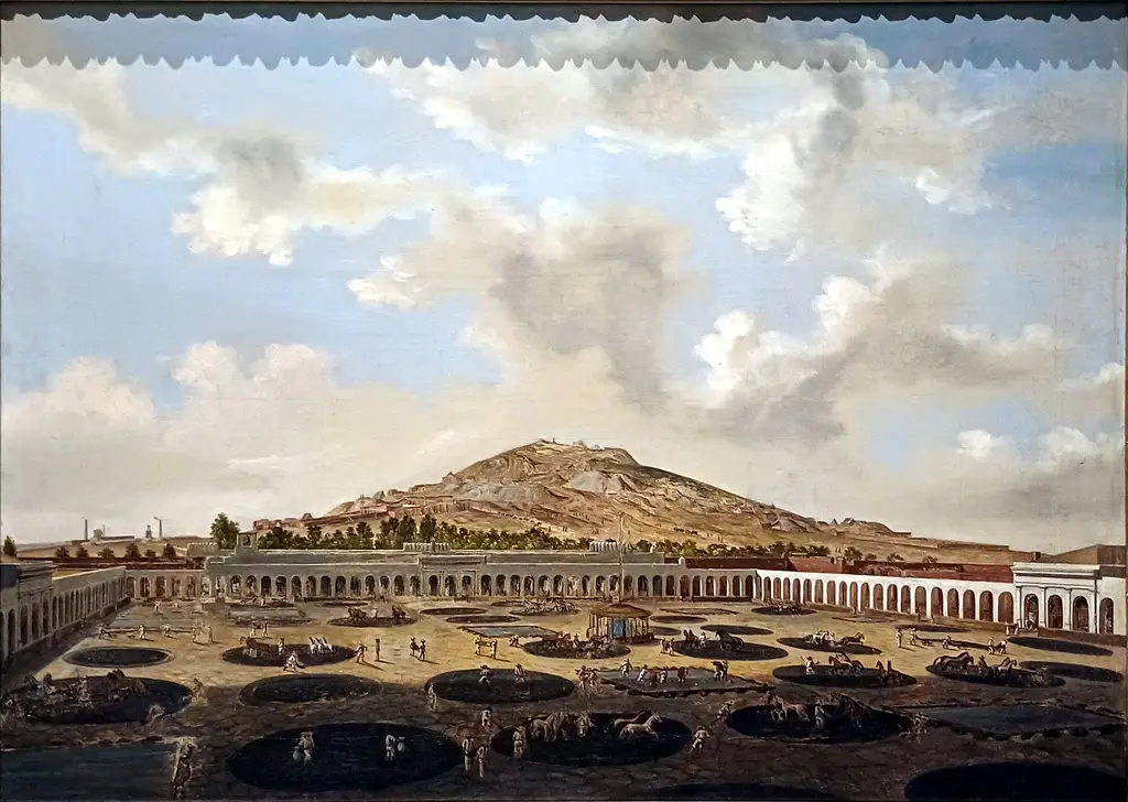 'Hacienda de Proaño' (1840) by Pedro Gualdi - Museo Nacional de História - Mexico 2024