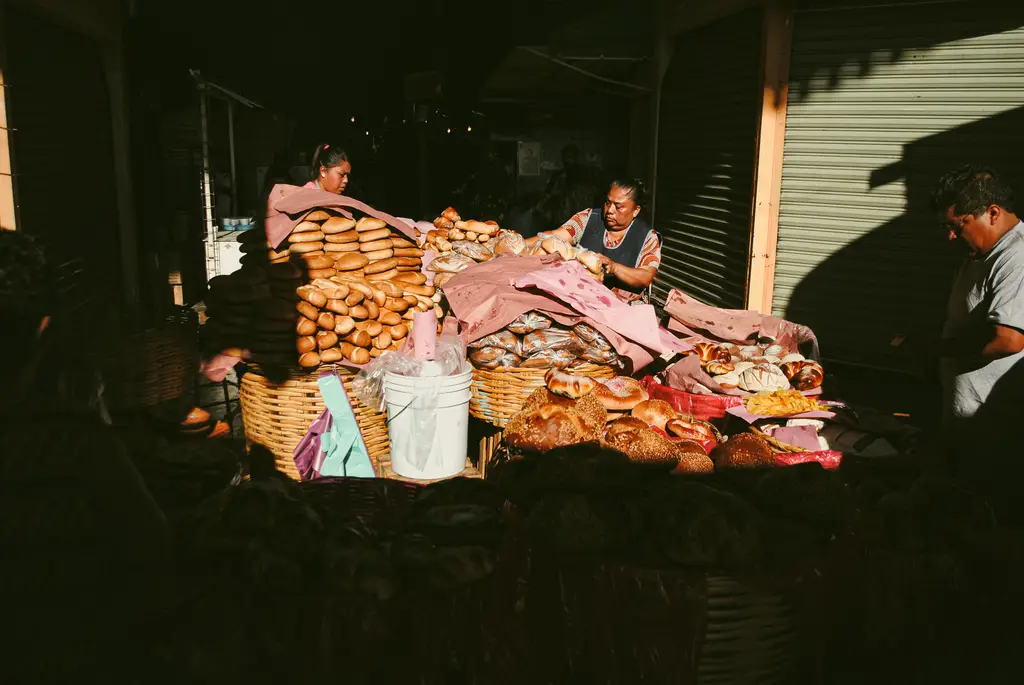 Mercado 20 de noviembre - Oaxaca de Juárez - 4 - Puesto de pan