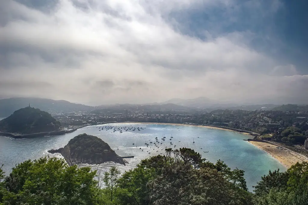beach, city, island, sky, panorama, san sebastian, clouds, landscape, nature, sky, san sebastian, san sebastian, san sebastian, san sebastian, san sebastian