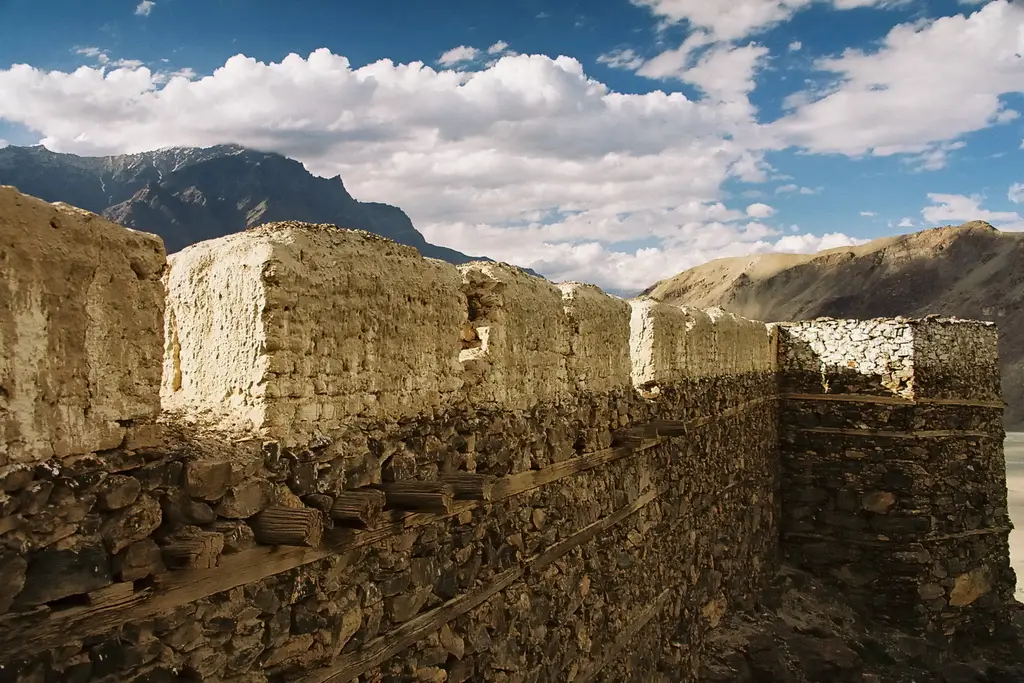 A wall of kharpocho Fort Skardu by Usman Ghani