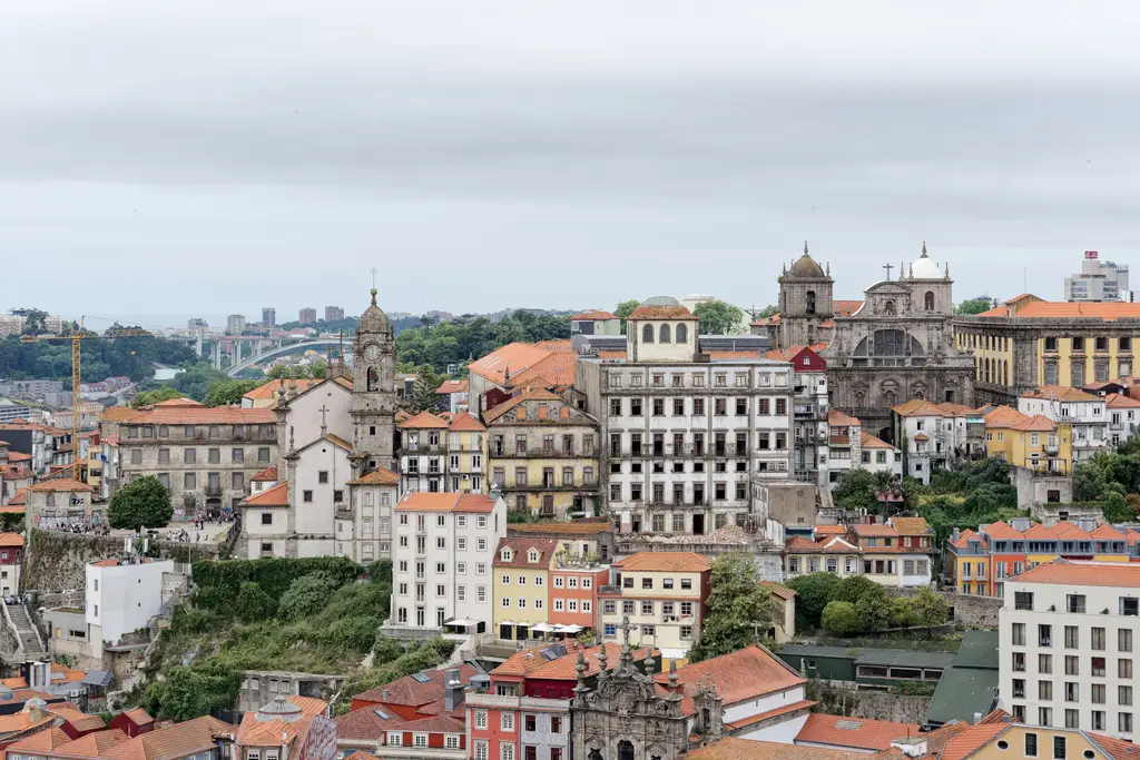 Mosteiro de São Bento da Vitória and Igreja de Nossa Senhora da Vitória from Porto Cathedral, 20250605 1406 9737