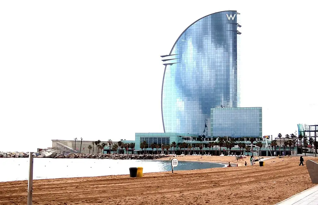 wella, barcelona, barceloneta, hotel wella, hotel, landscape, beach, nature, sea