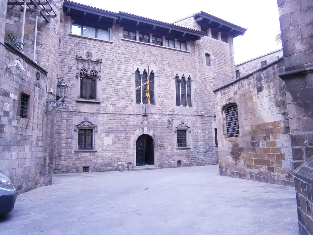 Historic Barcelona in Barri Gòtic (Gothic Quarter)