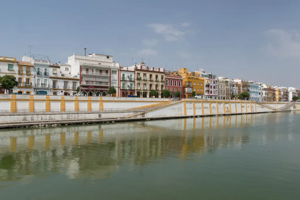 Triana embankment Seville Spain