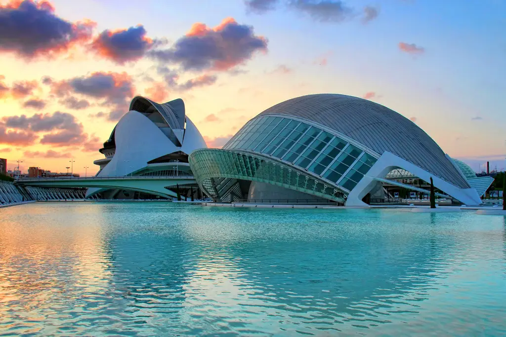 Sunset In The City Of Arts And Sciences Valencia Spain (58944456)