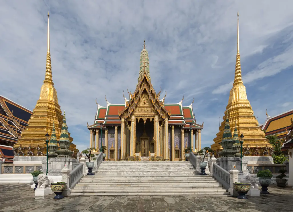วัดพระศรีรัตนศาสดาราม วัดพระแก้ว กรุงเทพมหานคร - Wat Phra Kaew, Temple of Emerald Buddha, Bangkok, Thailand