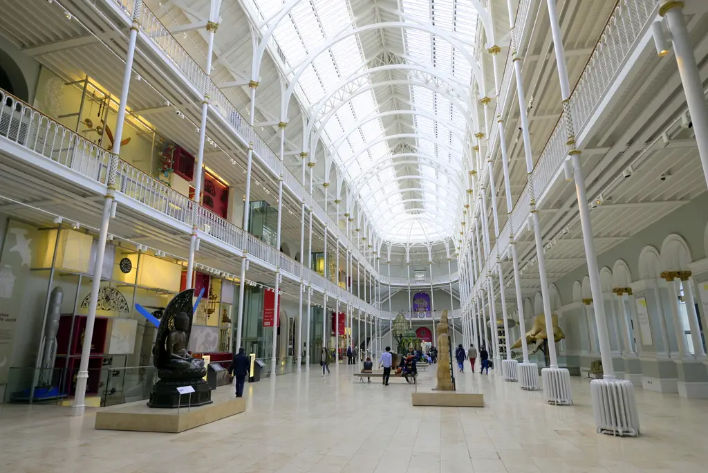 National Museum of Scotland, interior. Edinburgh, Scotland, UK
