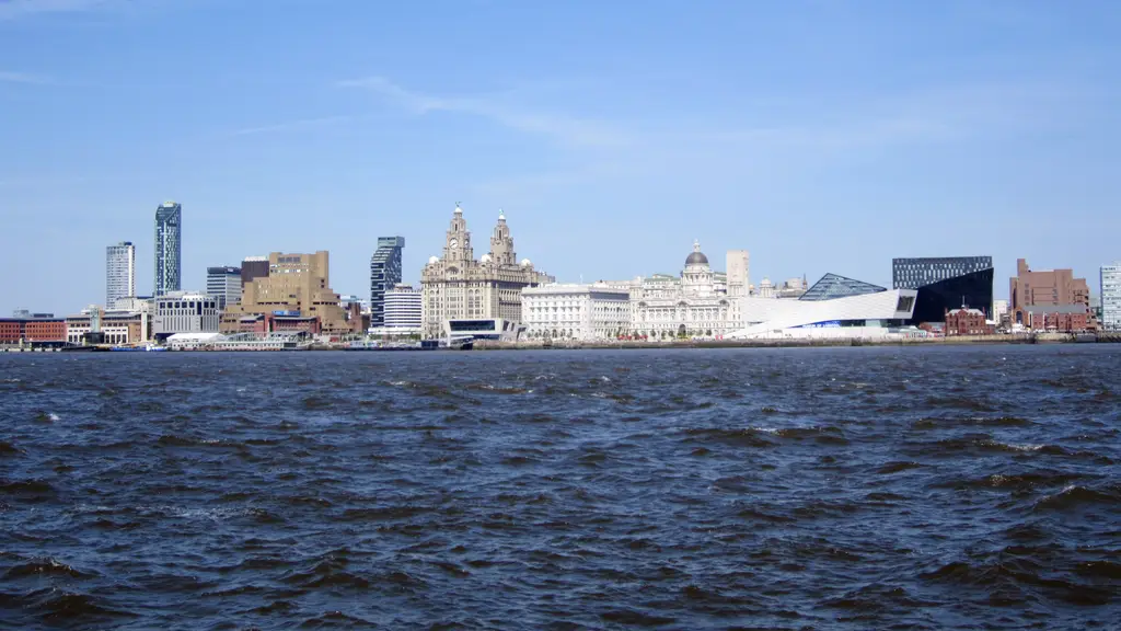 Liverpool skyline from the Mersey Ferry - 2012-05-27