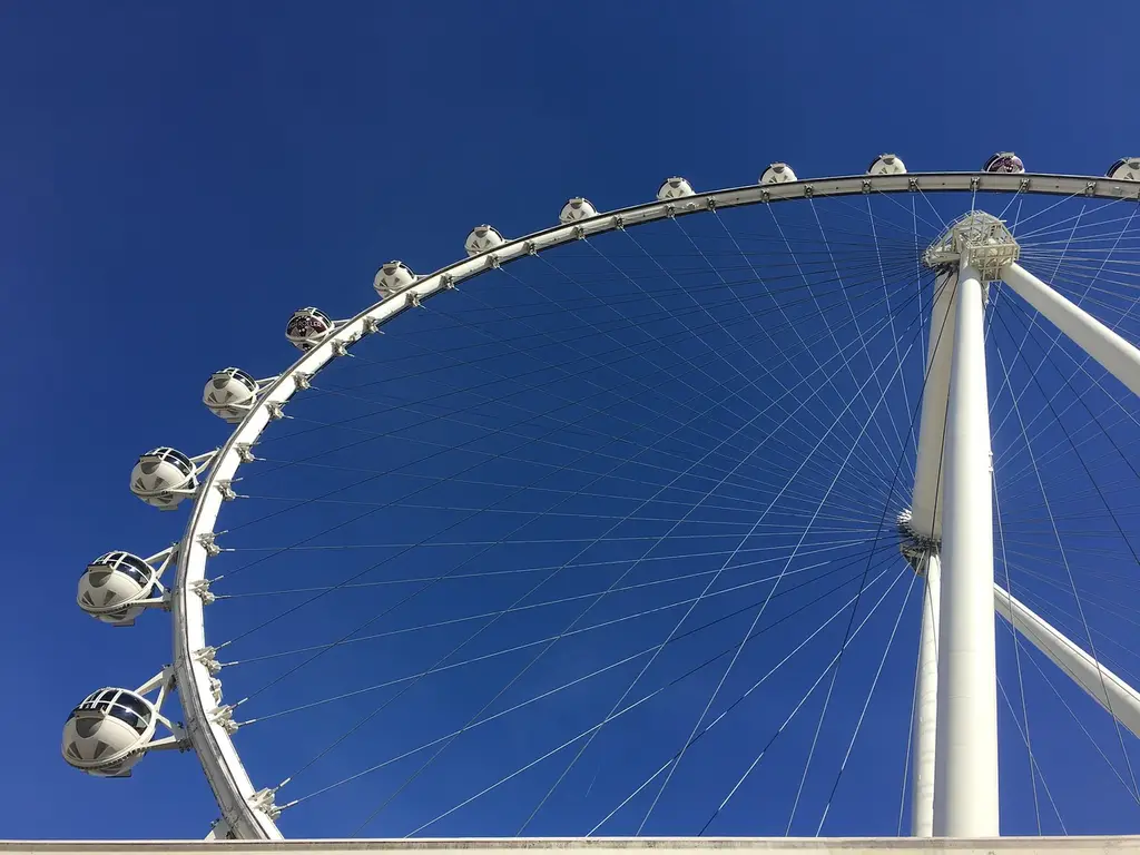 ferris wheel, nature, sky, las vegas, high roller