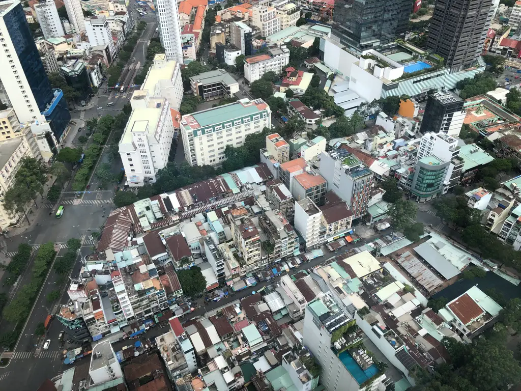 Ho Chi Minh City from the Saigon Skydeck